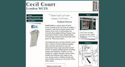 Desktop Screenshot of cecilcourt.co.uk